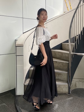 okamu🍦骨格ストレートさん(レディース・159cm)の夏コーディネート