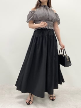 okamu🍦骨格ストレートさん（レディース・160cm）の春コーディネート