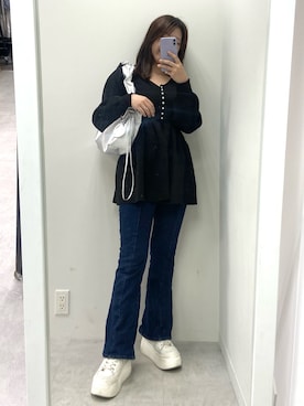 okamu🍦骨格ストレートさん(レディース・160cm)の夏コーディネート