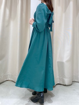 「秋服」｜「アイテム（ワンピース）」を使った、okamu🍦骨格ストレートさん（レディース・159cm）の秋コーディネート