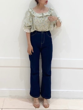 okamu🍦骨格ストレートさん(レディース・159cm)の夏コーディネート