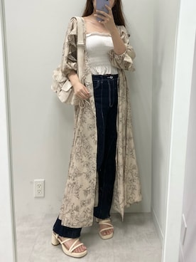 okamu🍦骨格ストレートさん（レディース・160cm）の夏コーディネート