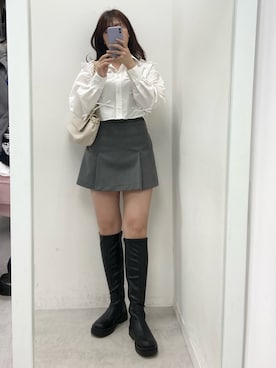 「24SS春の新作」｜okamu🍦骨格ストレートさん（レディース・160cm）の冬コーディネート