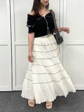 okamu🍦骨格ストレートさん（レディース・160cm）の夏コーディネート