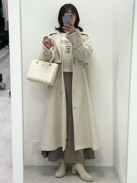 「アラサー」｜okamu🍦骨格ストレートさん（レディース・160cm）の冬コーディネート