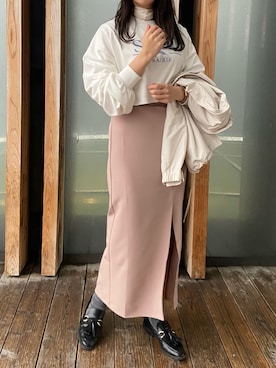 「はじめましてコーデ」｜「アイテム（マウンテンパーカー）」を使った、okamu🍦骨格ストレートさん（レディース・159cm）の春コーディネート