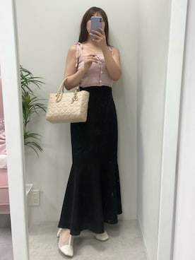 okamu🍦骨格ストレートさん（レディース・160cm）の夏コーディネート