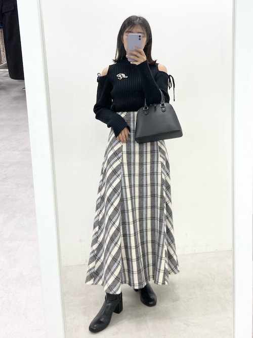 ✨希少 極美品✨エムズグレイシー スカートスーツ アルパカ チェック リボン ✨希少 極美品✨エムズグレイシー スカートスーツ アルパカ
