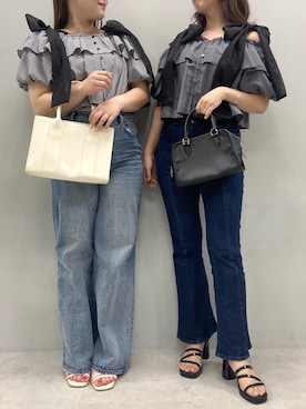 okamu🍦骨格ストレートさん(レディース・160cm)の春コーディネート