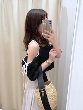 okamu🍦骨格ストレートさん（レディース・159cm）の春コーディネート