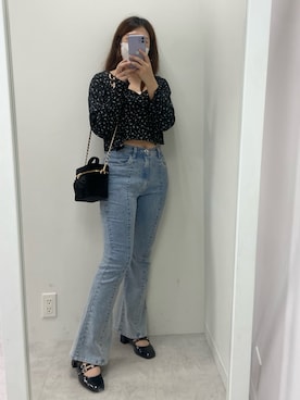 okamu🍦骨格ストレートさん（レディース・160cm）の夏コーディネート