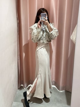okamu🍦骨格ストレートさん(レディース・159cm)の春コーディネート