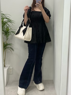 okamu🍦骨格ストレートさん（レディース・160cm）の夏コーディネート