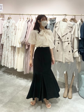 okamu🍦骨格ストレートさん(レディース・159cm)の春コーディネート