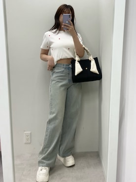 okamu🍦骨格ストレートさん（レディース・160cm）の夏コーディネート