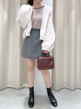 okamu🍦骨格ストレートさん(レディース・159cm)の秋コーディネート