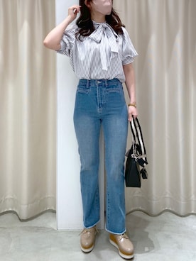 「アラサー」｜okamu🍦骨格ストレートさん（レディース・159cm）の春コーディネート