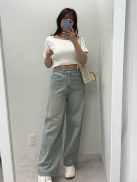 okamu🍦骨格ストレートさん（レディース・160cm）の夏コーディネート