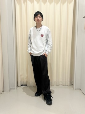 「DOLCE&GABBANA（ドルチェアンドガッバーナ）のアイテム」を使った、府川広登さん（メンズ・172cm）の秋コーディネート