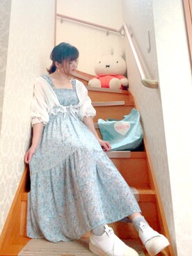 ワンピース ドレスを使った 水色 の人気ファッションコーディネート Wear