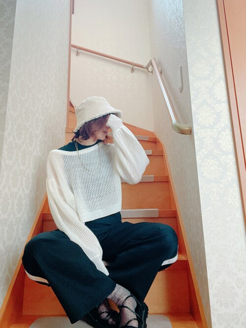 うさ Wegoのハットを使ったコーディネート Wear