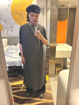 「Teva（テバ）のアイテム（シューズ）」を使った、Wade Linさん（メンズ・178cm）の春コーディネート