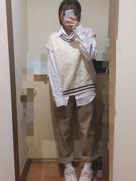 ふにさん（レディース・152cm）の秋コーディネート