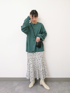 「アイテム（ブーツ）」を使った、ayaさん（レディース・161cm・30代）の冬コーディネート