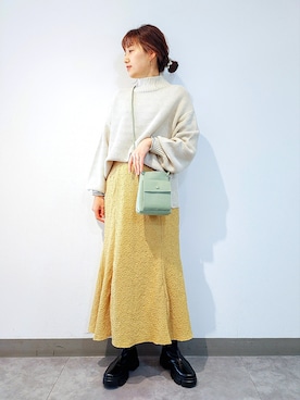 「アイテム（ブーツ）」を使った、ayaさん（レディース・161cm・30代）の冬コーディネート