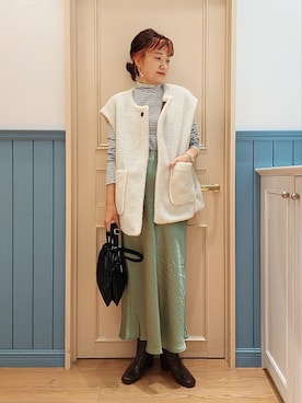 「ローリーズファーム(LOWRYS FARM)」｜ayaさん（レディース・161cm）の秋コーディネート
