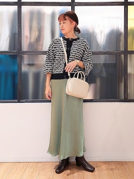 「アイテム（ブーツ）」を使った、ayaさん（レディース・161cm・30代）の秋コーディネート