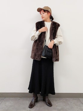 「アイテム（スウェット）」を使った、ayaさん（レディース・161cm・30代）の秋コーディネート