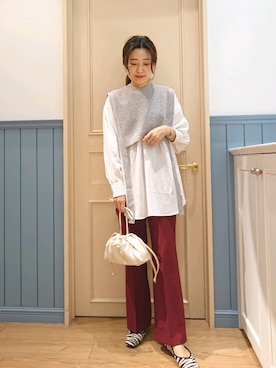 「アイテム（その他シューズ）」を使った、ayaさん（レディース・161cm・30代）の秋コーディネート