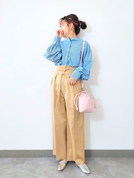 「ローリーズファーム(LOWRYS FARM)」｜ayaさん（レディース・161cm）の冬コーディネート