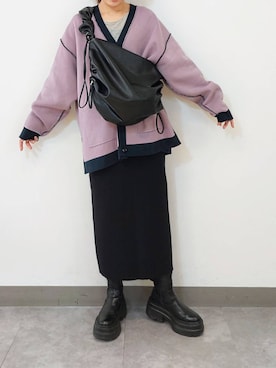 「アイテム（ブーツ）」を使った、ayaさん（レディース・161cm・30代）の冬コーディネート