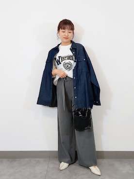 「ローリーズファーム(LOWRYS FARM)」｜ayaさん（レディース・161cm）の秋コーディネート