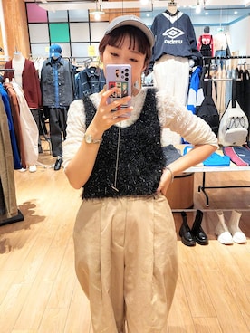 「アイテム（帽子）」を使った、ayaさん（レディース・161cm・30代）の秋コーディネート