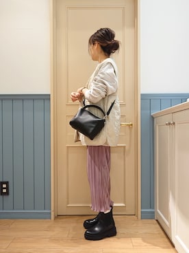 「アイテム（スウェット）」を使った、ayaさん（レディース・161cm・30代）の冬コーディネート