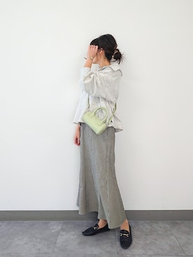 「アイテム（スウェット）」を使った、ayaさん（レディース・161cm・30代）の春コーディネート