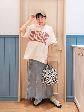 「アイテム（帽子）」を使った、ayaさん（レディース・161cm・30代）の夏コーディネート