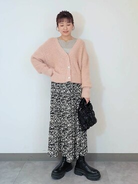 「アイテム（ワンピース/ドレス）」を使った、ayaさん（レディース・161cm・30代）の冬コーディネート