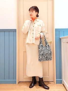 「ローリーズファーム(LOWRYS FARM)」｜ayaさん（レディース・161cm）の冬コーディネート