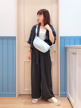 「ローリーズファーム(LOWRYS FARM)」｜ayaさん（レディース・161cm）の夏コーディネート
