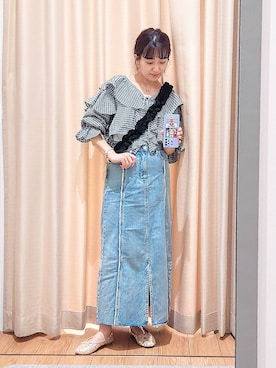 「若見え」｜「アイテム（PC・スマホグッズ/家電）」を使った、ayaさん（レディース・161cm）の春コーディネート