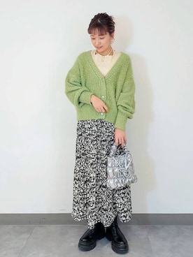 「アイテム（ワンピース/ドレス）」を使った、ayaさん（レディース・161cm・30代）の冬コーディネート