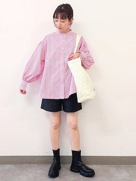 「アイテム（ブーツ）」を使った、ayaさん（レディース・161cm・30代）の夏コーディネート