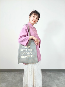 「ローリーズファーム(LOWRYS FARM)」｜ayaさん（レディース・161cm）の春コーディネート