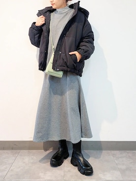 「ローリーズファーム(LOWRYS FARM)」｜ayaさん（レディース・161cm）の冬コーディネート