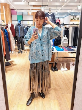 「若見え」｜「アイテム（アナログ腕時計）」を使った、ayaさん（レディース・161cm）の秋コーディネート