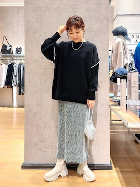 「アイテム（アクセサリー）」を使った、ayaさん（レディース・161cm・30代）の秋コーディネート